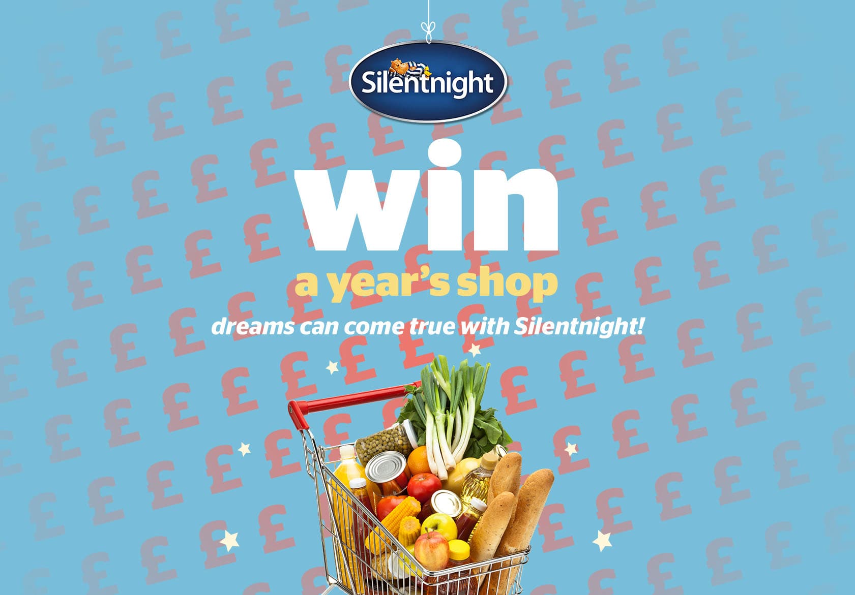 Win a years shop, dreams can come big with Silentnight